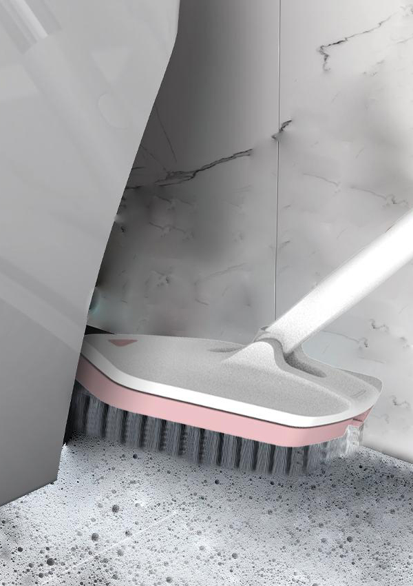 D4 Dissoluble Floor Scrub Brush With Interchangeable Brush Heads